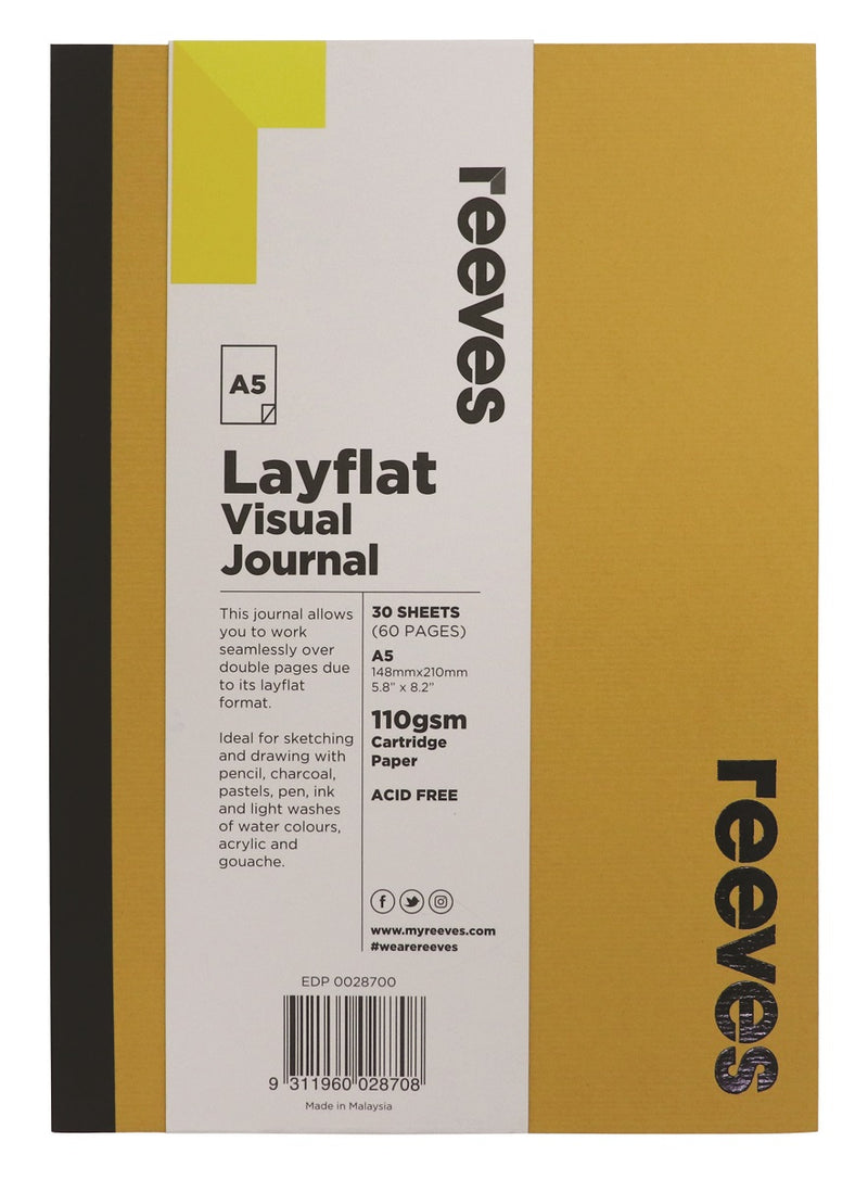 Reeves Visual Journal A5 Layflat 30 Sheets