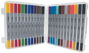 Jasart Dual Nib Brush Fineliner Set of 24