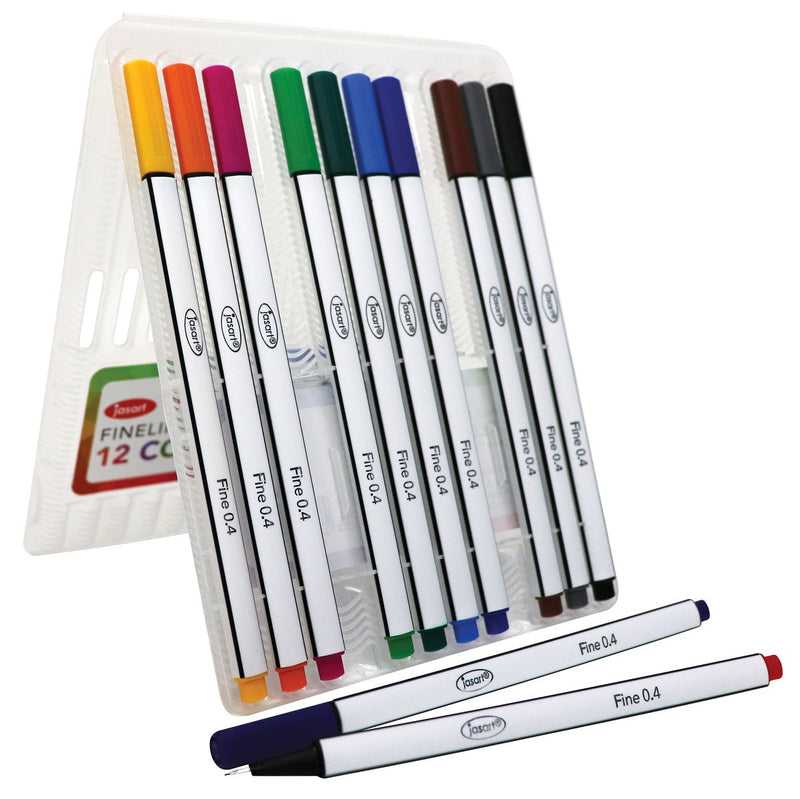 Jasart Art Fineliner 0.4mm Set Of 12