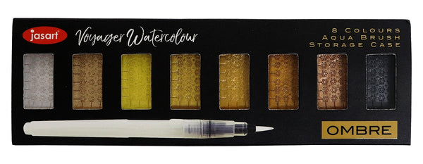 Jasart Voyager Watercolour Metallic Set 8 Piece#colour_OMBRE