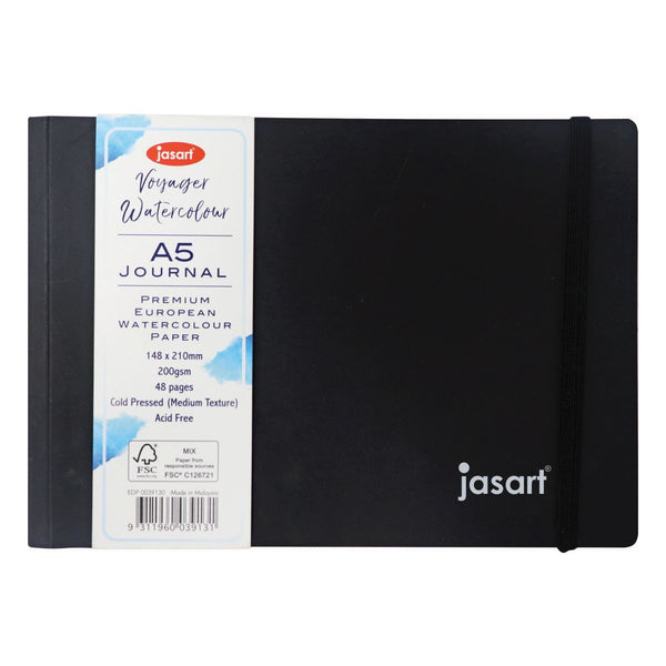 Jasart Voyager Watercolour Journal 200gsm A5L