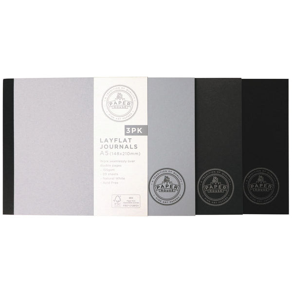 The Paper House Journal 105gsm 20 Sheets Pack Of 3#size_A5L