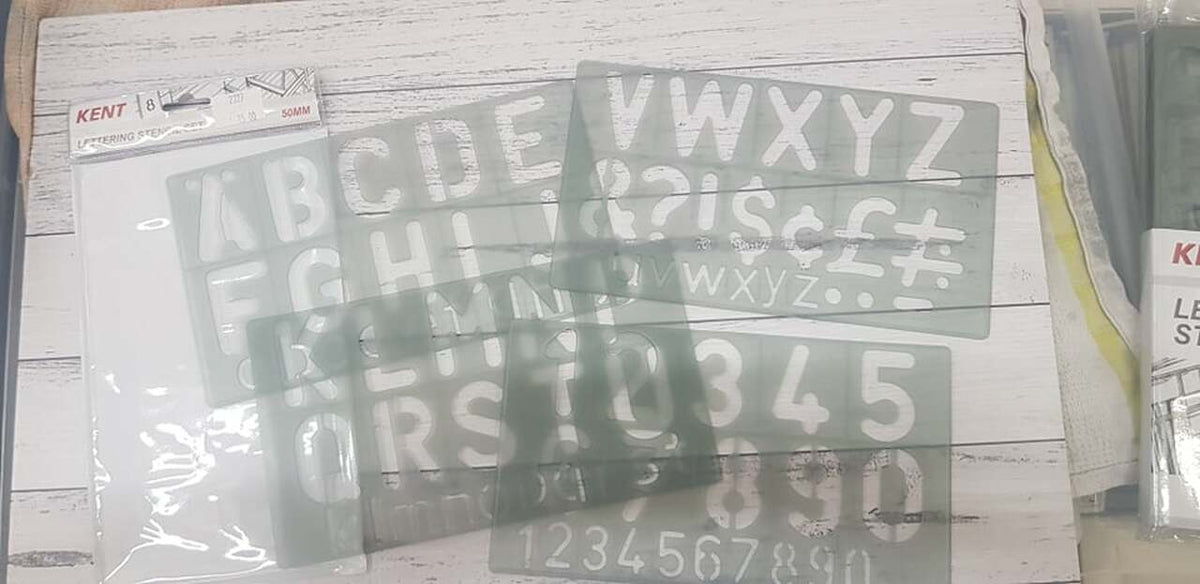 Kent Lettering Stencil 50mm | Hobby Land