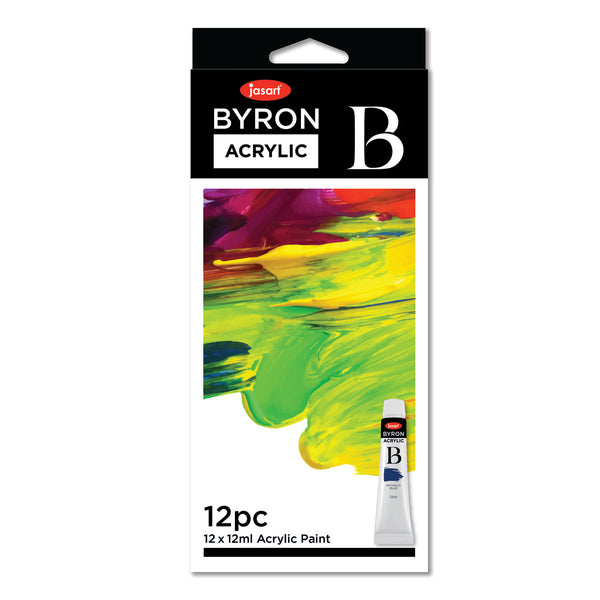 Jasart Byron Acrylic Paint 12ml Set Of 12
