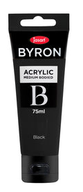 Jasart Byron Acrylic Paint 75ml#Colour_Black