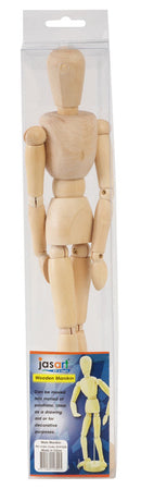 Jasart Manikin Wooden 12 Inch Male