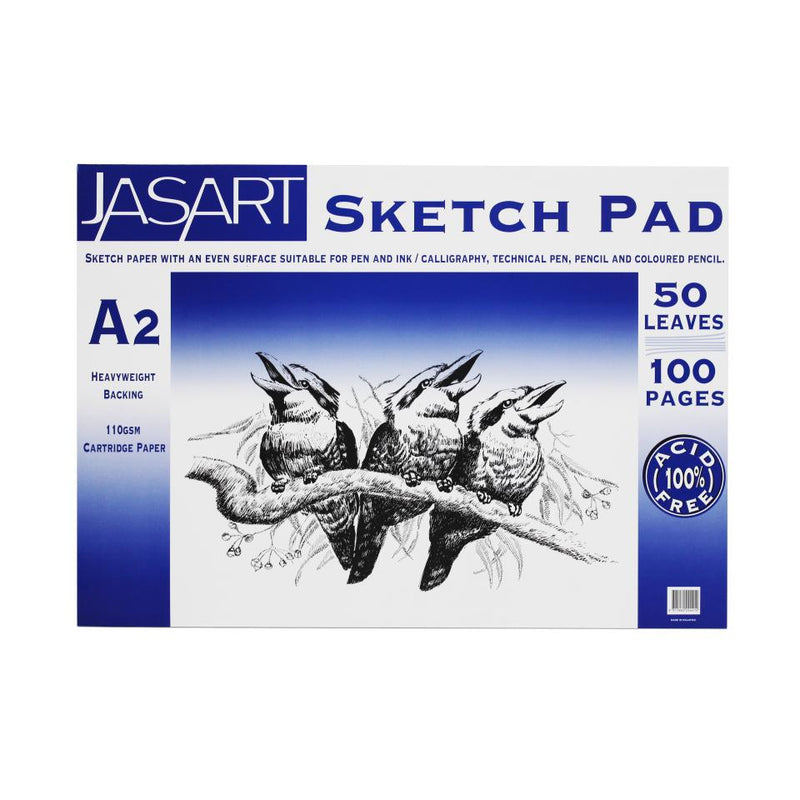 Jasart Sketch Pads A2 - Pack Of 3