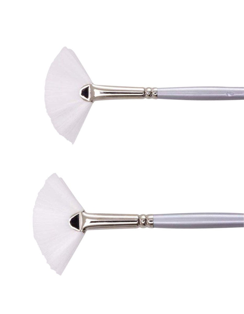 Jasart Brush White Synthetic Fan