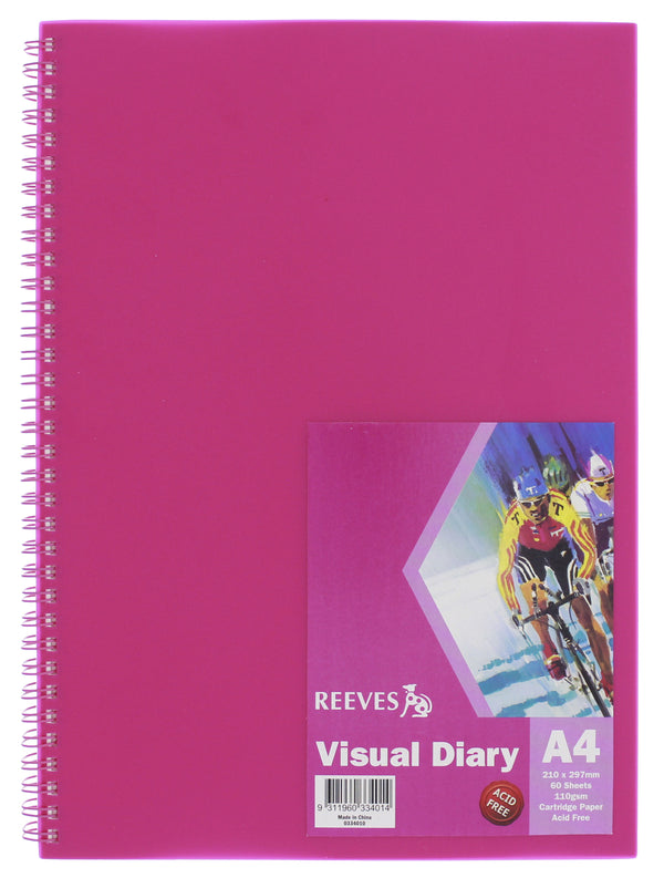 Reeves Visual Diary A4#colour_PINK