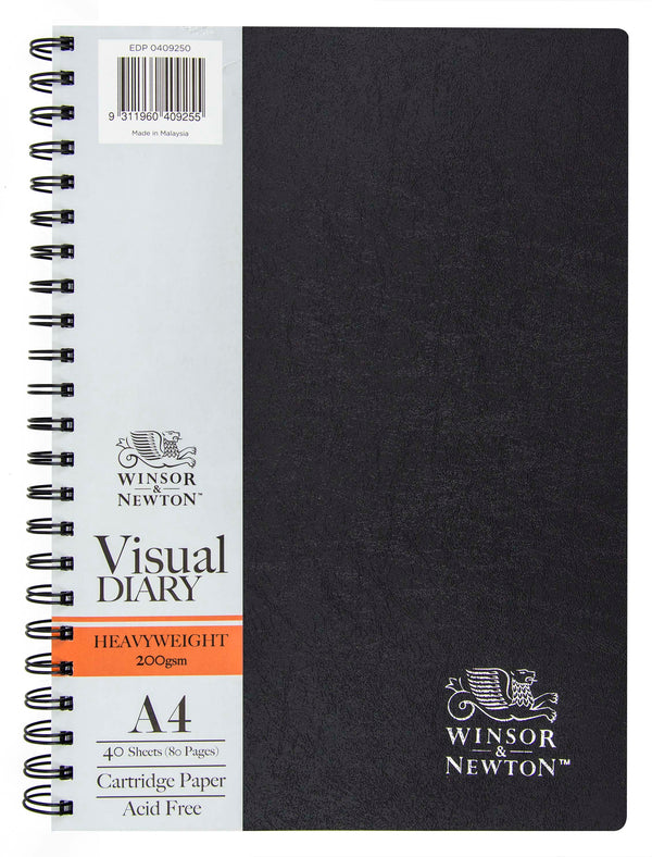 Winsor & Newton Visual Diary Dbl Wire 200gsm 40 Sheet#size_A4