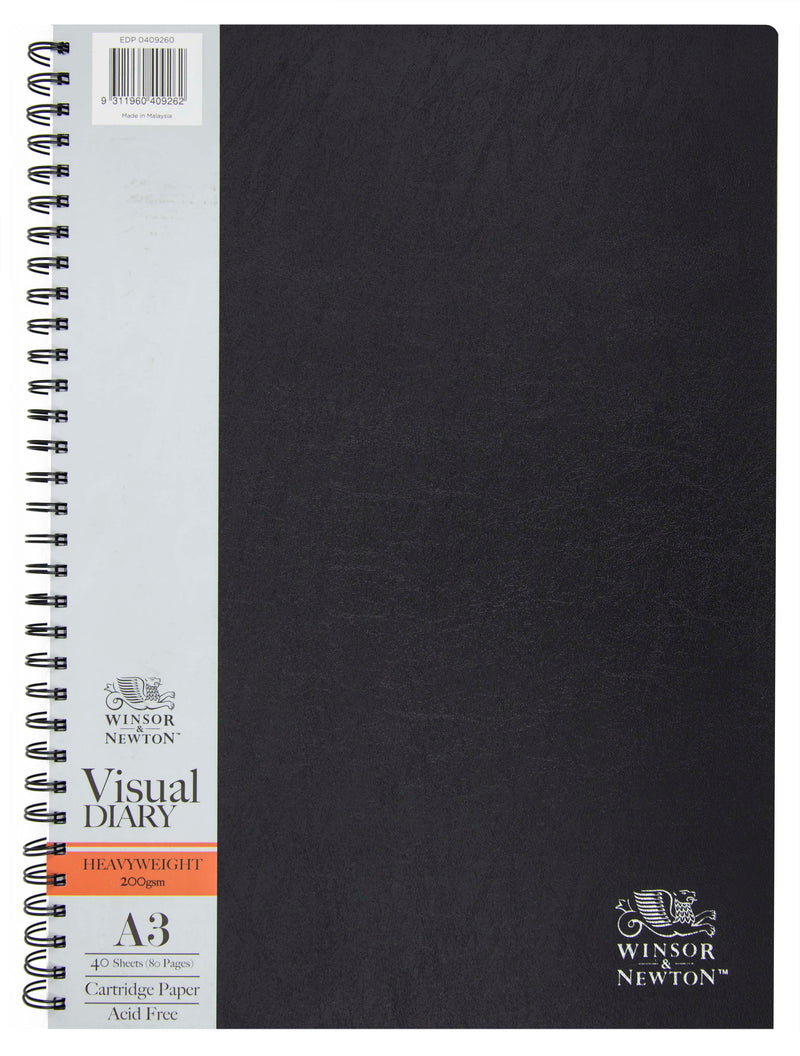 Winsor & Newton Visual Diary Dbl Wire 200gsm 40 Sheet