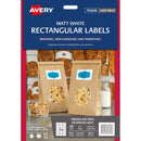 avery label l7107rev rectangular white 18up 10 sheets