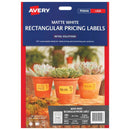 avery label l7144 white rectangular 38x21mm 65up 8 sheets