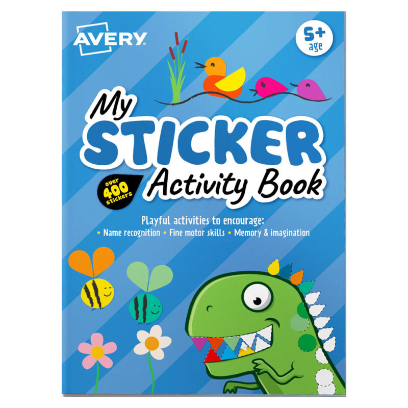 avery sticker activity book 210x297mm 6 sheets