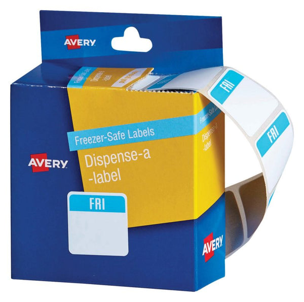 avery freezer safe label dispenser friday 24x24 100 pack