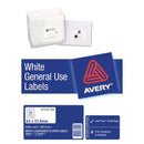 avery laser/inkjet/copier label general use 100 sheets