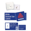 avery laser/inkjet/copier label general use a4 100 sheets