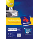 avery heavy duty id laser label l7067 white 1up 25 sheets 199.6x289.1mm