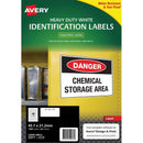 avery heavy duty id laser label l4778 white 48up 25 sheets 45.7x21.2mm