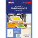 avery shipping label 2up 10 sheets laser 199.6x143.5mm
