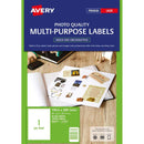 avery multi-purpose laser label l7767-25 coloured 200x289mm 25 sheets