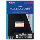 avery laser name badge l7427 fabric 88x52mm 10up 15 sheets
