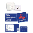 avery laser/inkjet/copier label general use a4 100 sheets