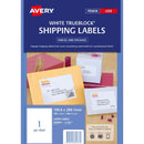 avery shipping laser labels l7167-100 100 sheets