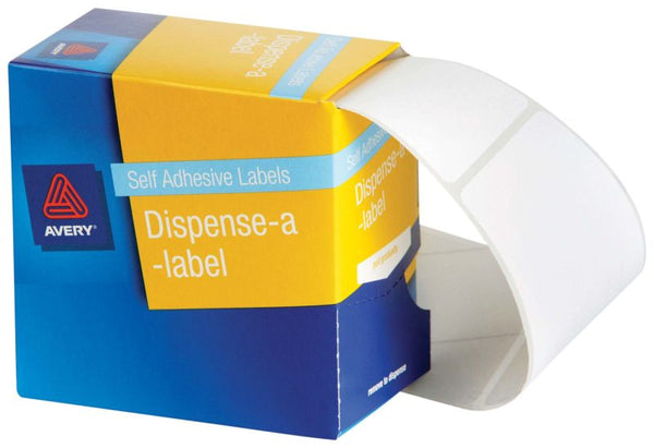 avery self adhesive label dispenser dmr8943w 89x43mm white 100 pack