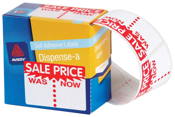avery self adhesive label dmr4463sw sale was/now 44x65mm pack of 400