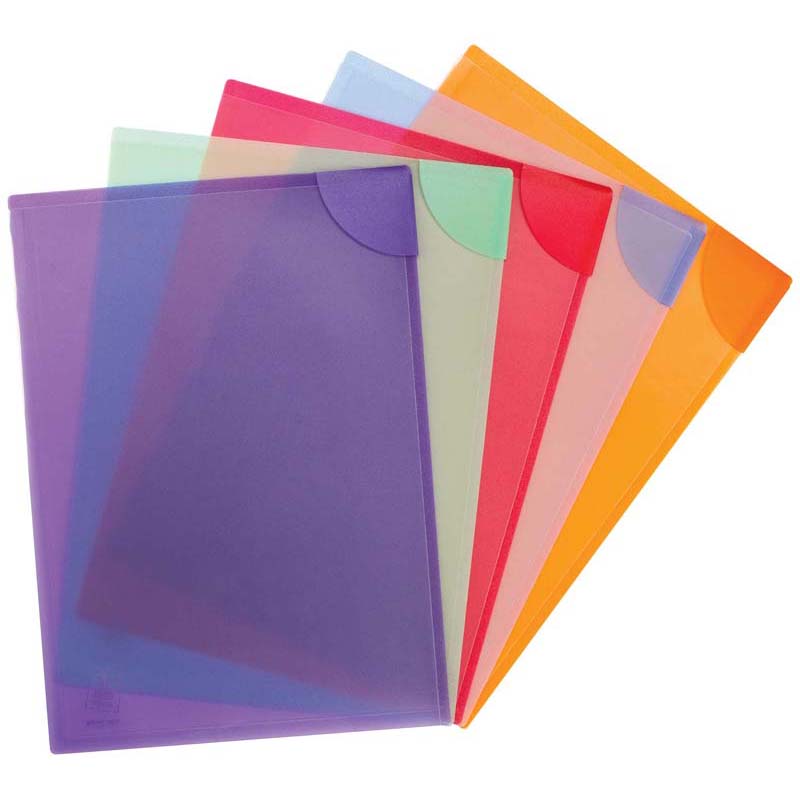 Avery Colour Lock Files A4 Assorted Pack Of 5