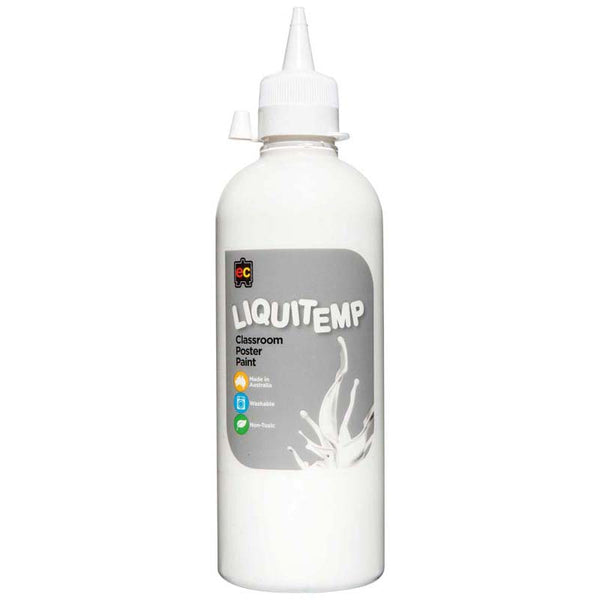 EC Liquitemp Poster Paint 500ml White