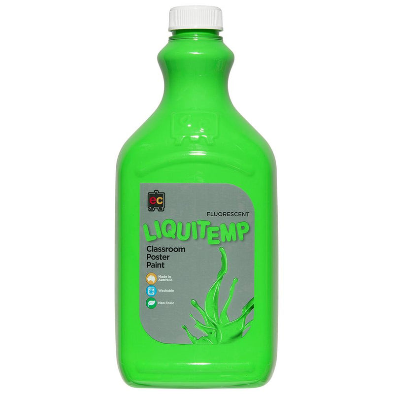 EC Liquitemp Fluorescent Poster Paint 2 Litre