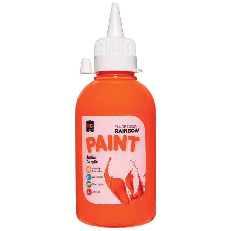 EC ACRYLIC PAINT RAINBOW FLUORESCENT 250ML