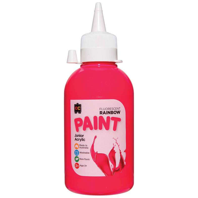 EC ACRYLIC PAINT RAINBOW FLUORESCENT 250ML