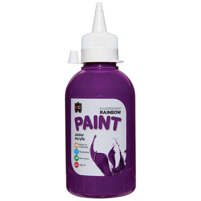 EC ACRYLIC PAINT RAINBOW FLUORESCENT 250ML