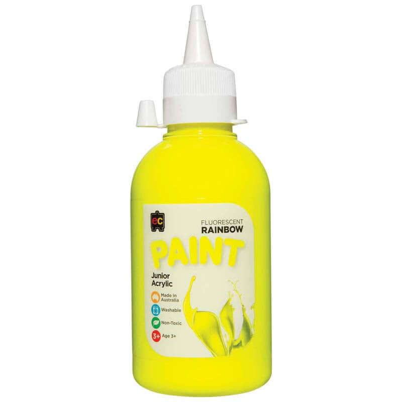 EC ACRYLIC PAINT RAINBOW FLUORESCENT 250ML