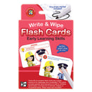 Learning Can Be Fun Write & Wipe Early Learning Skills Flashcards With Marker