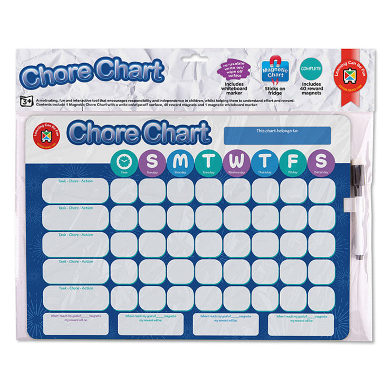 Learning Can Be Fun Reward Chart Magnetic Chore