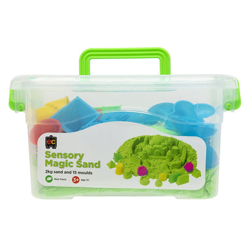 EC SENSORY MAGIC SAND WITH MOULDS 2KG TUB