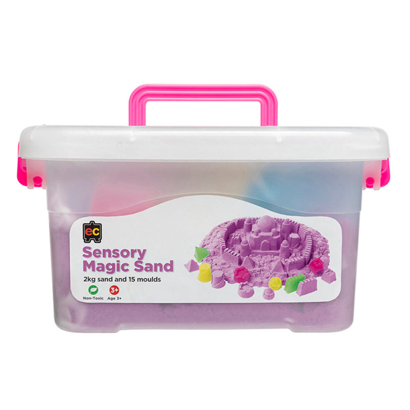 EC SENSORY MAGIC SAND WITH MOULDS 2KG TUB