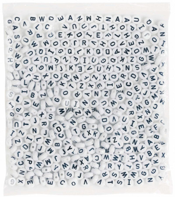 EC Beads Alphabet Pony 350 Piece Assorted