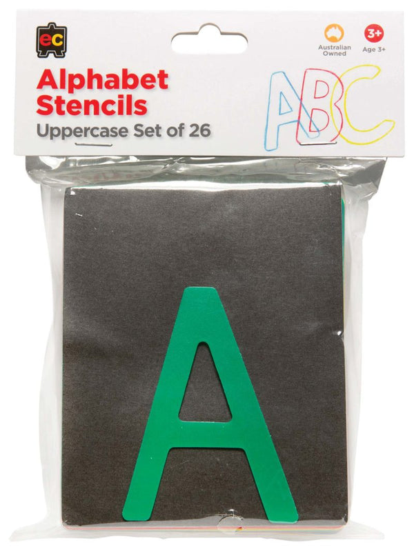 EC Stencil Set Alphabet Upper Case
