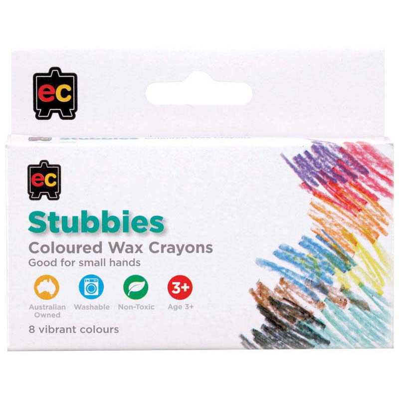 EC Crayons Stubby 8 Pack
