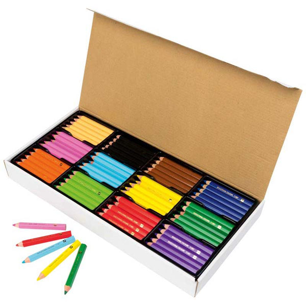 EC Washable Jumbo Pencils Set Of 120 Assorted Colours