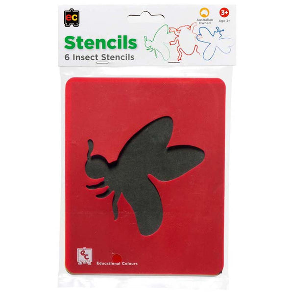 ec stencil set insects set of 6