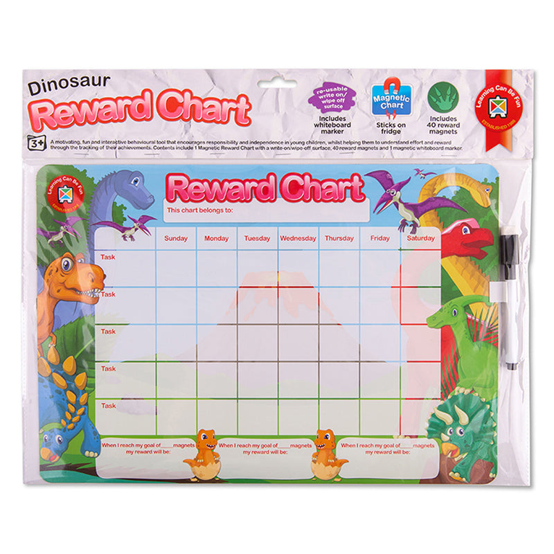 Learning Can Be Fun Reward Chart Magnetic Jungle