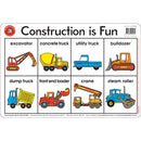 Learning Can Be Fun Construction Is Fun Desk Placemat