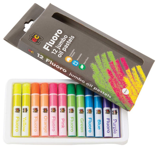 ec pastels jumbo 12 pack#Colour_ASSORTED FLUORO