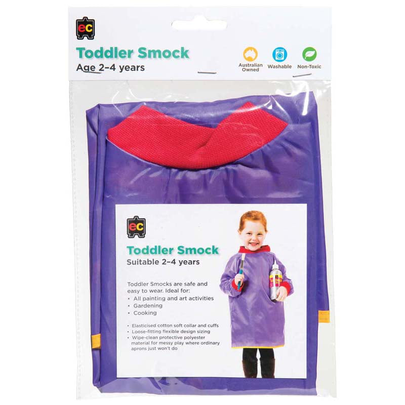ec smock toddler 2-4 year purple